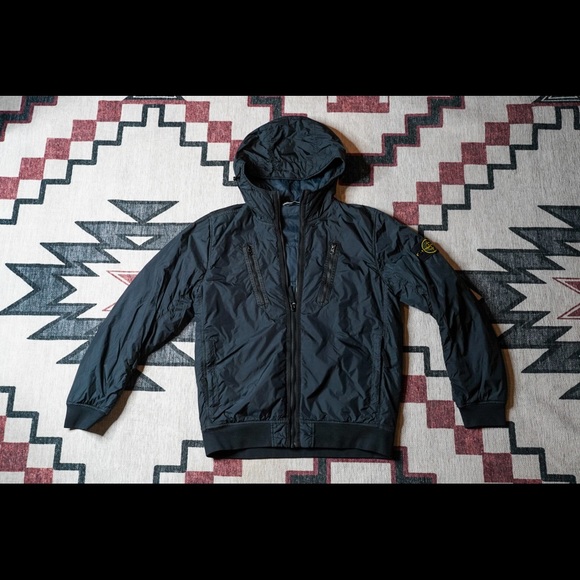 Stone Island Other - Stone Island Jacket GARMENT DYED CRINKLE REPS NY WITH PRIMALOFT®-TC